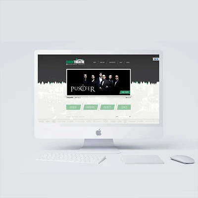 Greek Theatre Website Design