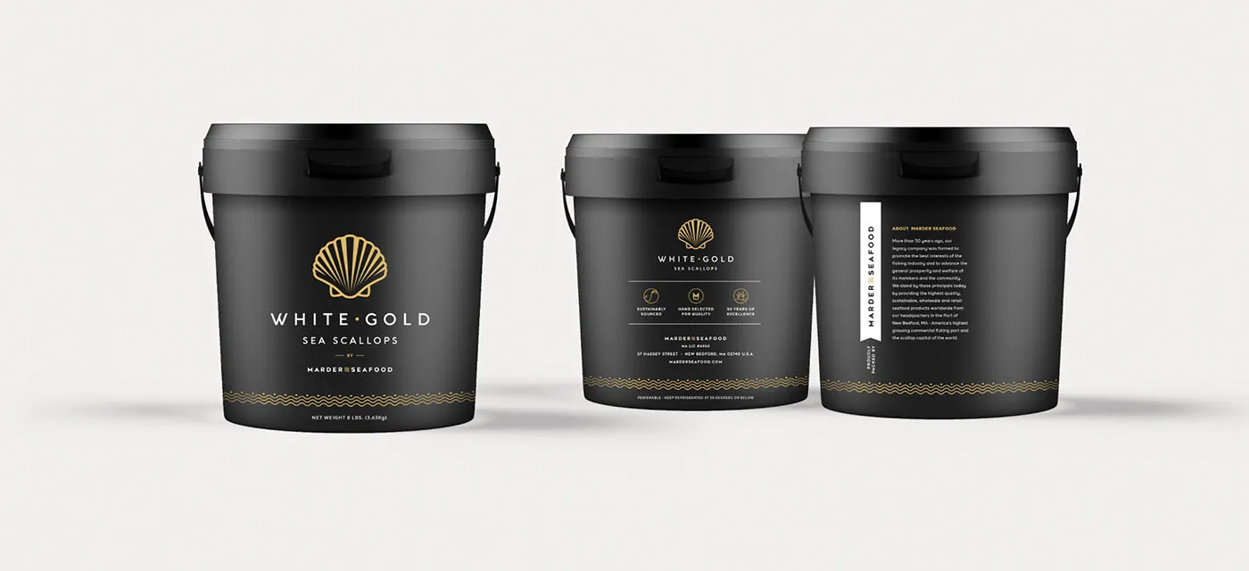 Branded Fresh Scallop Packaging